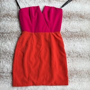 Naven Colorblock Strapless Dress Size Small. NWT!